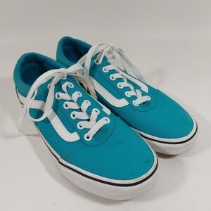 Vans Shoes Women's Size 8 Ward Canvas Tile Blue VN0A5HTMCE5